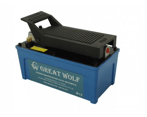 Пневмогидравлический насос Great Wolf 1600 мл GW-POMP016 Пневмогидравлический насос Great Wolf 1600 мл GW-POMP016