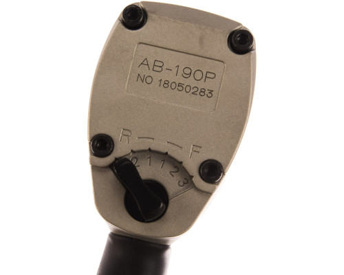 AB-1900P 1/2" Пневмогайковерт Мраб 36-525 Н/м, Ммах 850 Н/м, 7400 об/мин, 300 л/мин AB-1900P 1/2" Пневмогайковерт Мраб 36-525 Н/м, Ммах 850 Н/м, 7400 об/мин, 300 л/мин