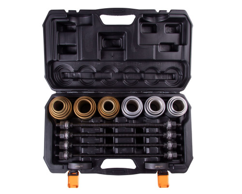 Набор оправок для монтажа и демонтажа сайлентблоков, кейс, 26 предметов AFFIX AF11020026C