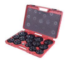 Набор съемников масляных фильтров, 15 предметов МАСТАК 103-40015C