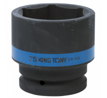 Головка торцевая ударная шестигранная 1", 75 мм KING TONY 853575M