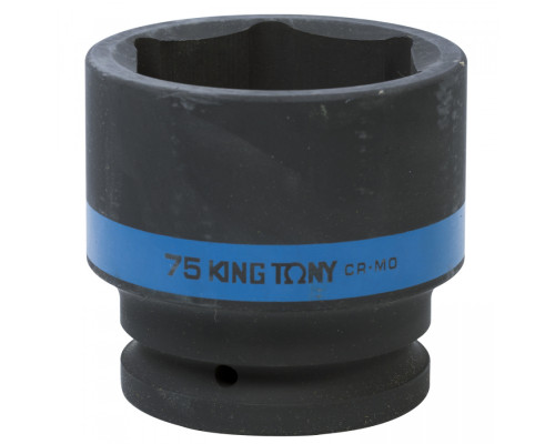 Головка торцевая ударная шестигранная 1", 75 мм KING TONY 853575M Головка торцевая ударная шестигранная 1", 75 мм KING TONY 853575M