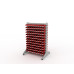 Стеллаж для пластиковых лотков двухсторонний, ДВК SORTEX 1500x1000x800.01