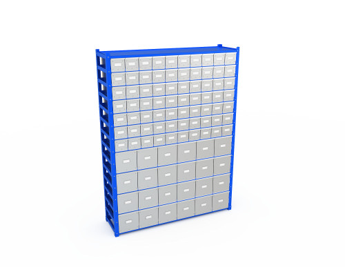 Система хранения с выдвижными ящиками, ДВК BOXES M 2000.1500.400.M70B24 Система хранения с выдвижными ящиками, ДВК BOXES M 2000.1500.400.M70B24