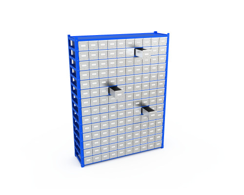 Система хранения с выдвижными ящиками, ДВК BOXES M 2000.1500.400.M140 Система хранения с выдвижными ящиками, ДВК BOXES M 2000.1500.400.M140