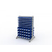 Стеллаж для пластиковых лотков двухсторонний, ДВК SORTEX 1500x1000x800.04