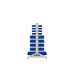 Стеллаж для пластиковых лотков двухсторонний, ДВК SORTEX 1500x1000x800.05