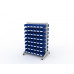 Стеллаж для пластиковых лотков двухсторонний, ДВК SORTEX 1500x1000x800.02