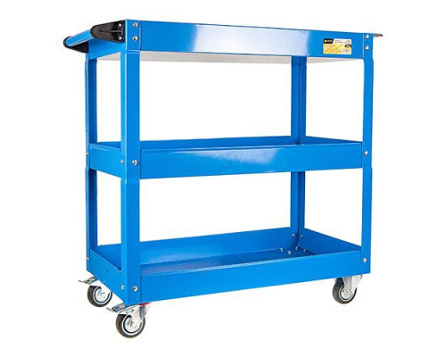 Тележка инструментальная открытая с 3 полками, с навесным лотком и держателем отверток FORSAGE F-1141343A