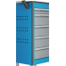 Тележка инструментальная с 6 ящиками с экраном, 958x780x490 мм, Werstakoff TNC 950.6-1