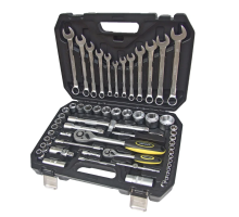 Набор инструмента ЭВРИКА 1*4"&1*2", DR, 6-гранный, 61 предмет ER-80061
