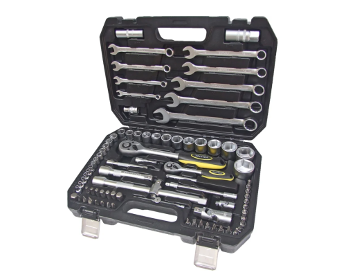 Набор инструмента ЭВРИКА 1*4"&1*2", DR, 6-гранный, 82 предмета ER-80082