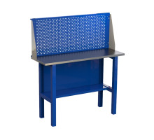 Верстак слесарный металлический бестумбовый с экраном, 1200 мм, GRANIT 12.P Верстак слесарный металлический бестумбовый с экраном, 1200 мм, GRANIT 12.P