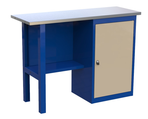 Верстак слесарный металлический однотумбовый, 1200 мм, GRANIT 12.0 Верстак слесарный металлический однотумбовый, 1200 мм, GRANIT 12.0