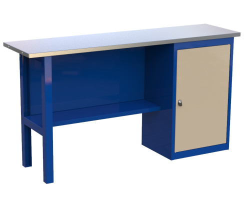 Верстак слесарный металлический однотумбовый, 1600 мм, GRANIT 16.0 Верстак слесарный металлический однотумбовый, 1600 мм, GRANIT 16.0