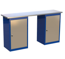 Верстак слесарный металлический двухтумбовый, 1600 мм, GRANIT 16.0.0 Верстак слесарный металлический двухтумбовый, 1600 мм, GRANIT 16.0.0